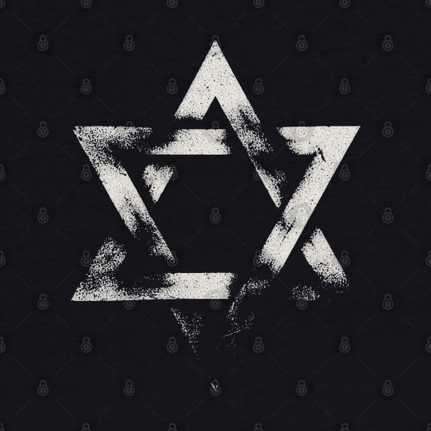 Grungy Star of David by MetalByte